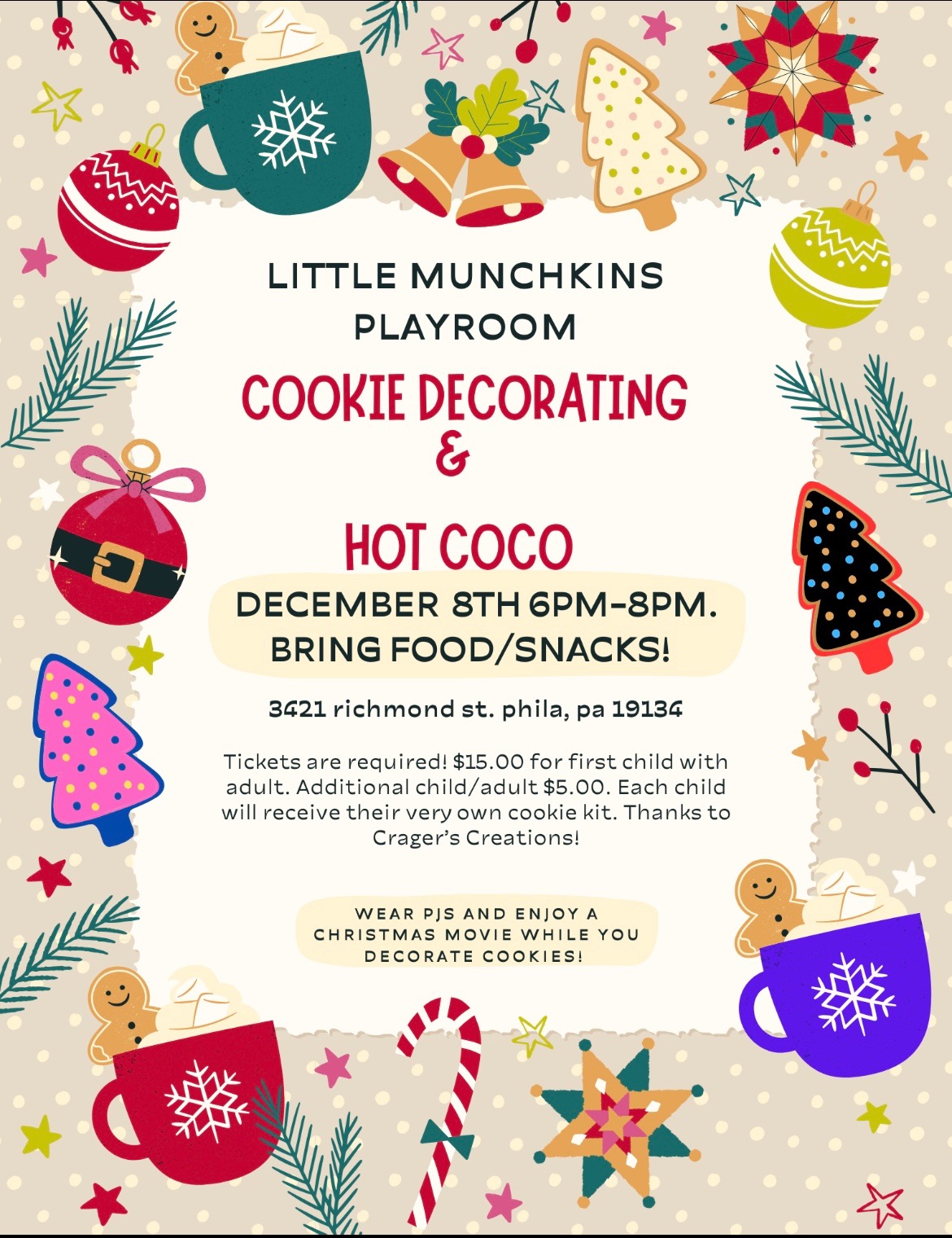 Cookie Decorating w/ Hot Cocoa