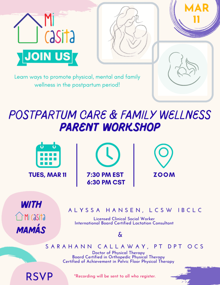 Wellness in the 4th Trimester: Parent Workshop