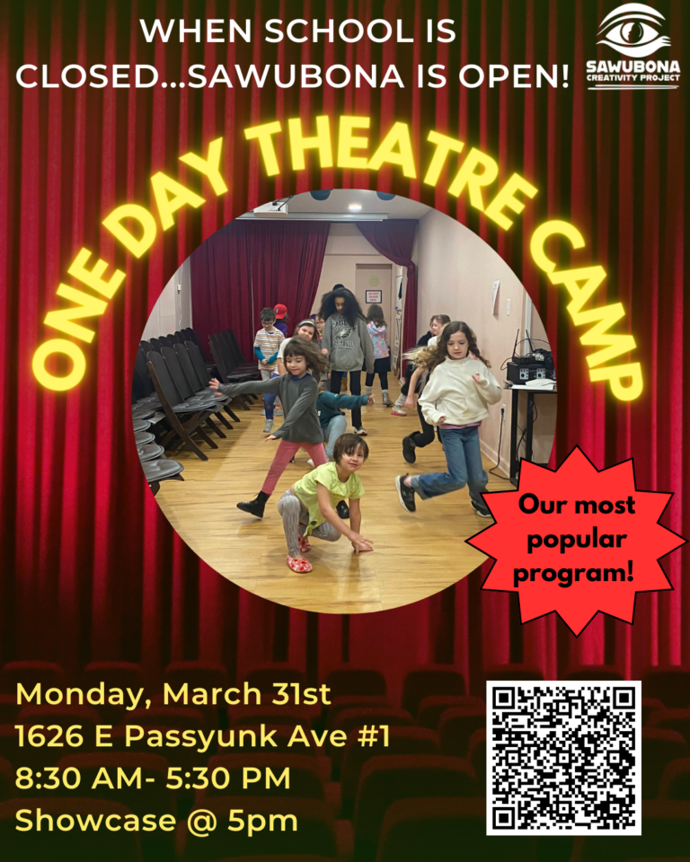 One Day Theatre Camp @ Sawubona Creativity Project