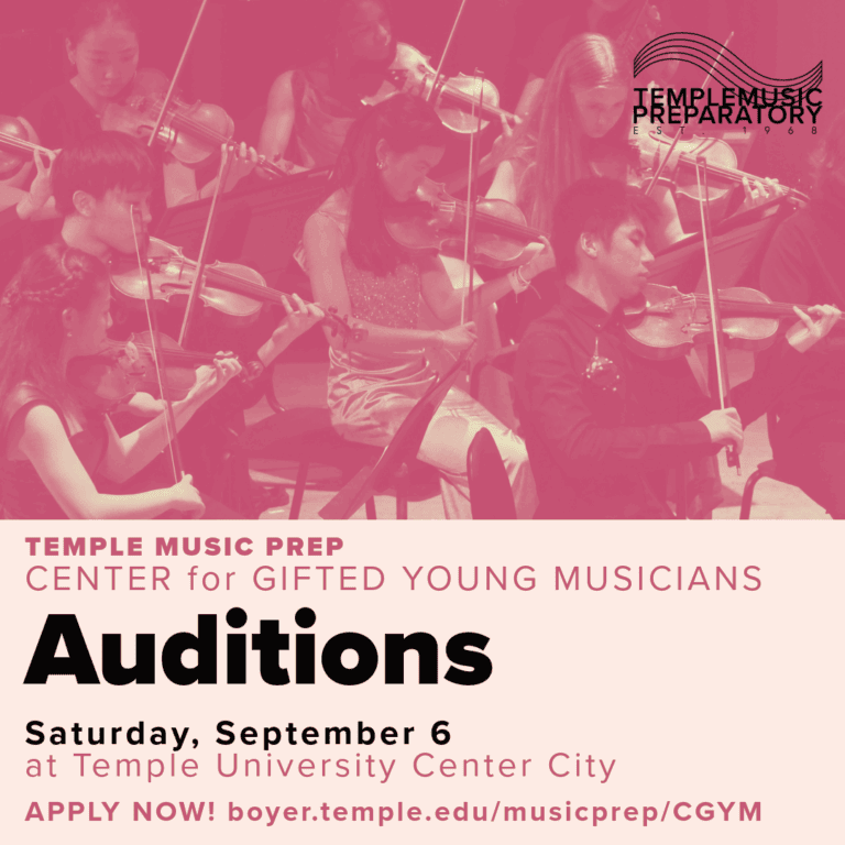 Center for Gifted Young Musicians Auditions