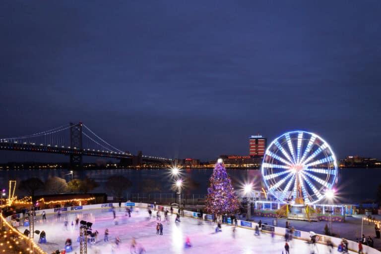 Christmas in July at Independence Blue Cross RiverRink Summerfest