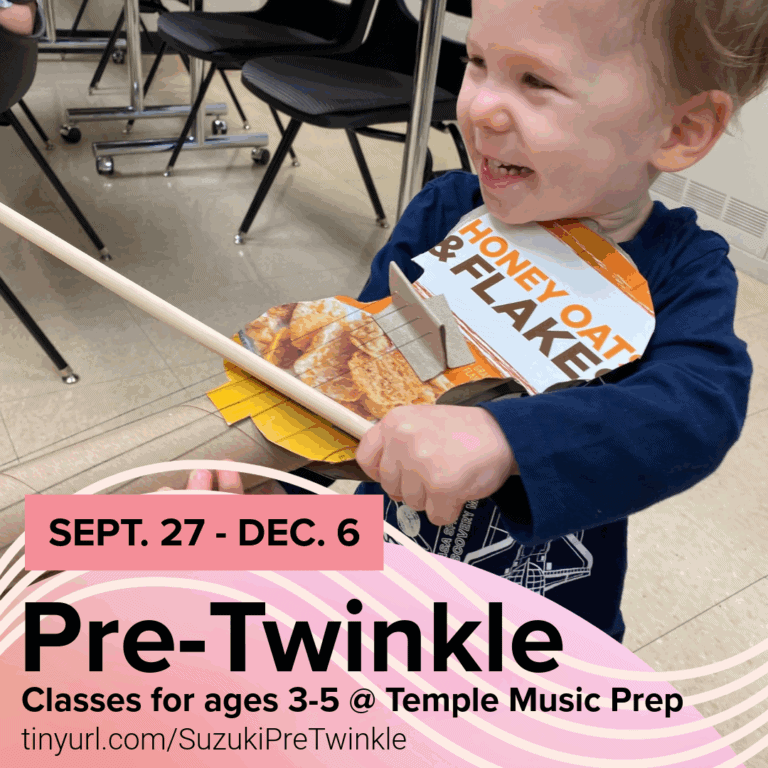 Pre-Twinkle Suzuki Music Classes for Kids