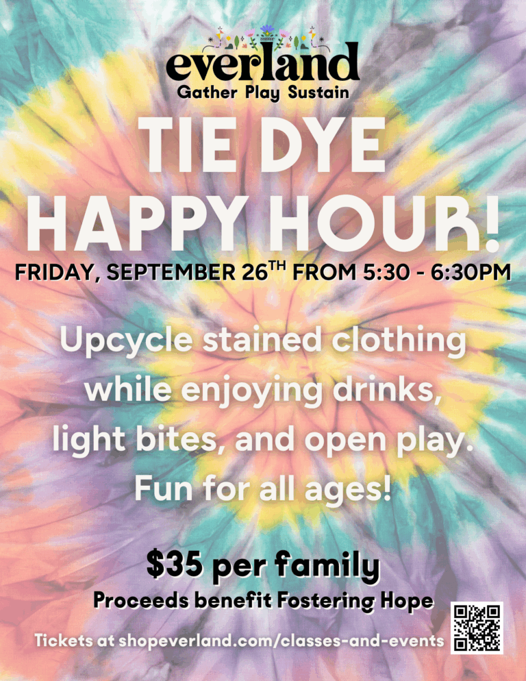 Family Friendly Tie Dye Happy Hour!