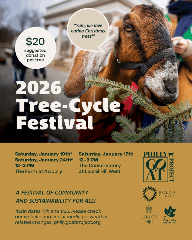 Philly Goat Project Christmas Tree-Cycle