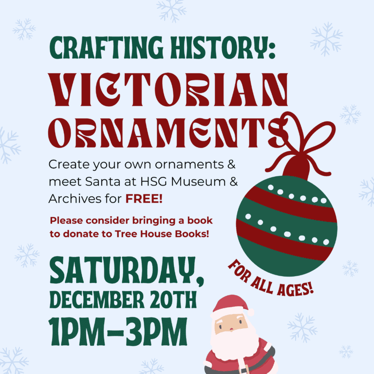 Free Victorian Ornament & Holiday Card Workshop (bonus: meet Santa!)
