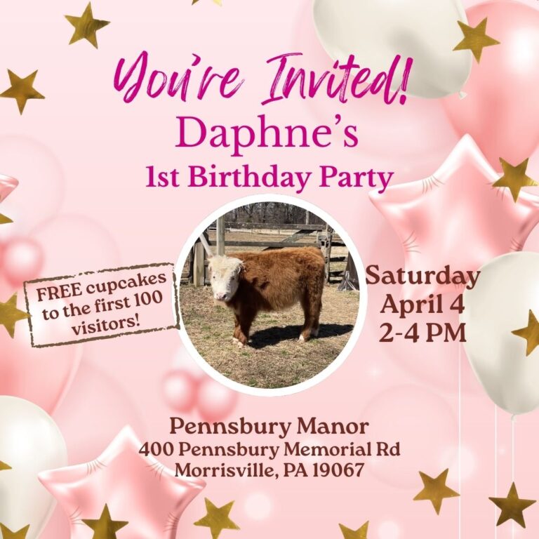 Daphne’s Birthday Party at Pennsbury Manor