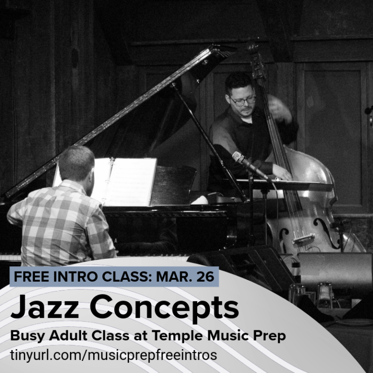 FREE Jazz Concepts for Busy Adults Intro Class