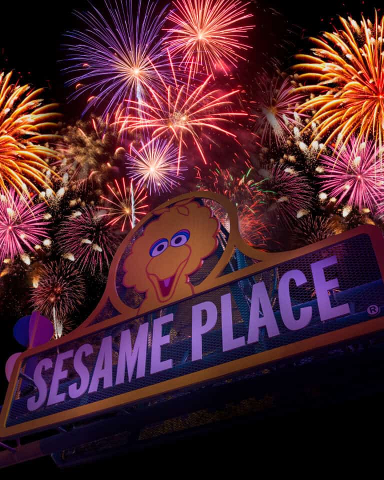 July 4th Fireworks at Sesame Place Philadelphia