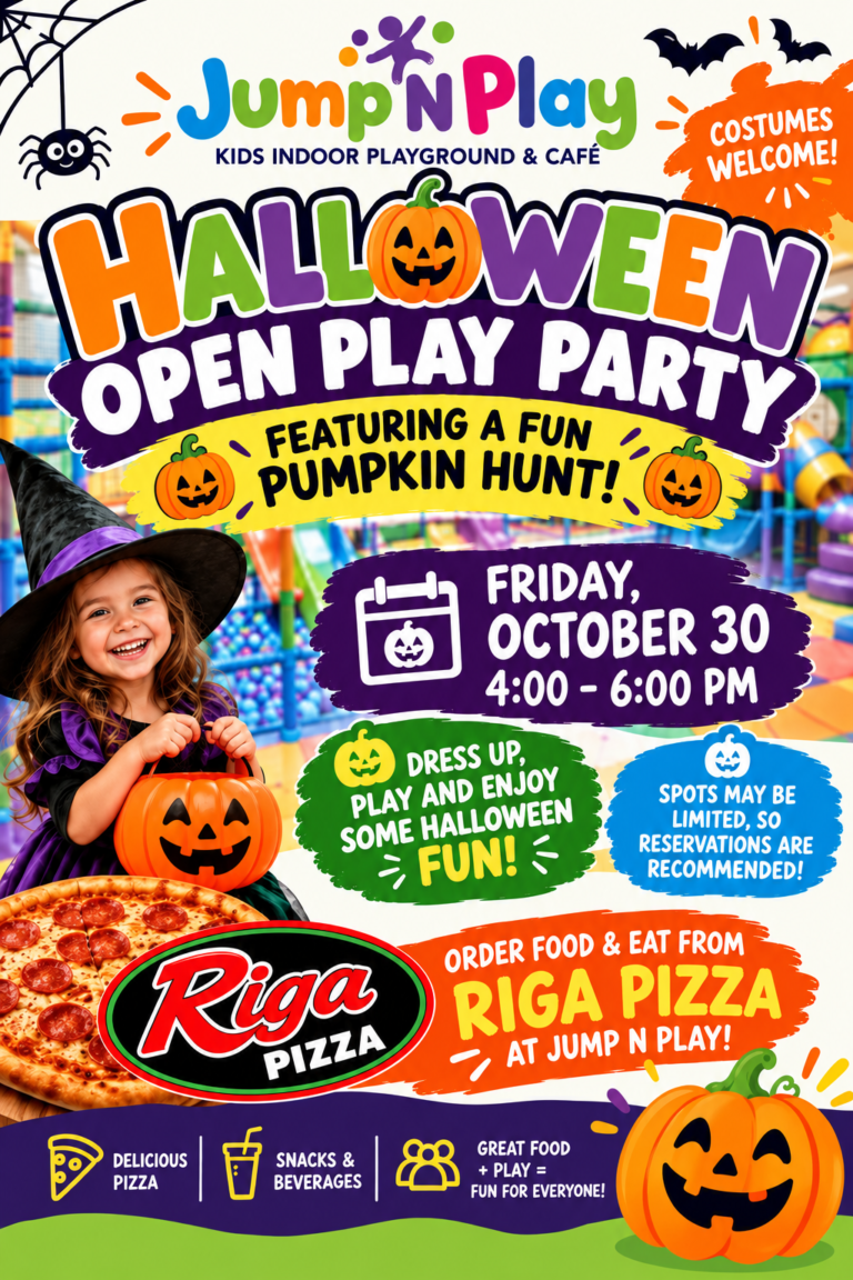 HALLOWEEN OPEN PLAY PARTY!